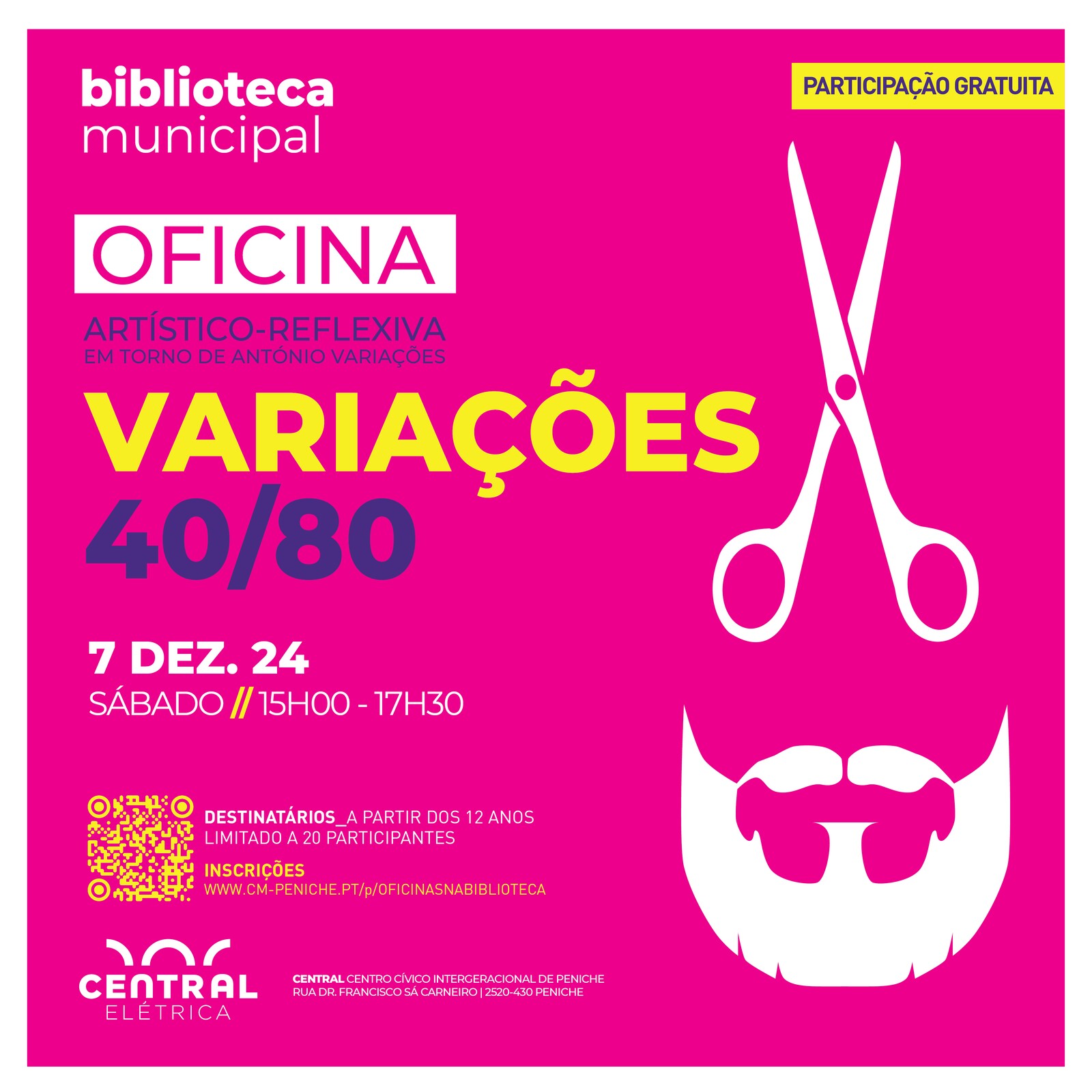VARIAÇÕES 40/80 - Oficina artístico-reflexiva em torno de António Variações