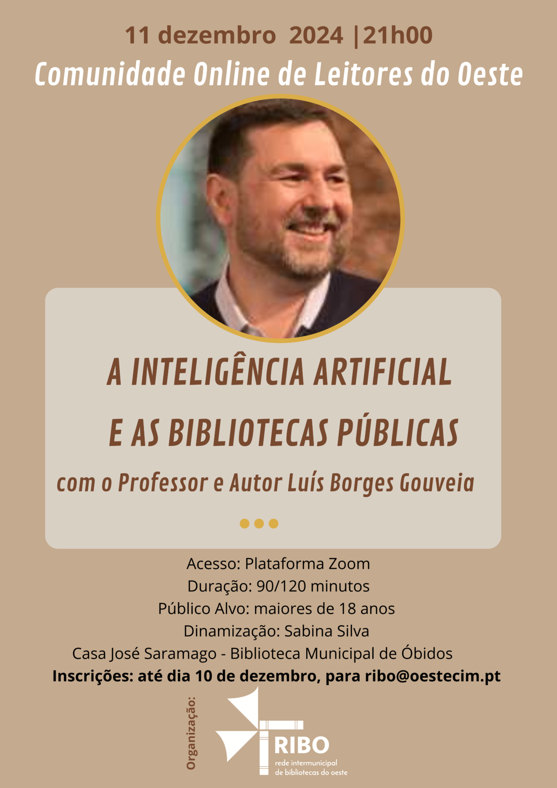 Sessão da COLO: "A Inteligência Artificial e as Bibliotecas Públicas"