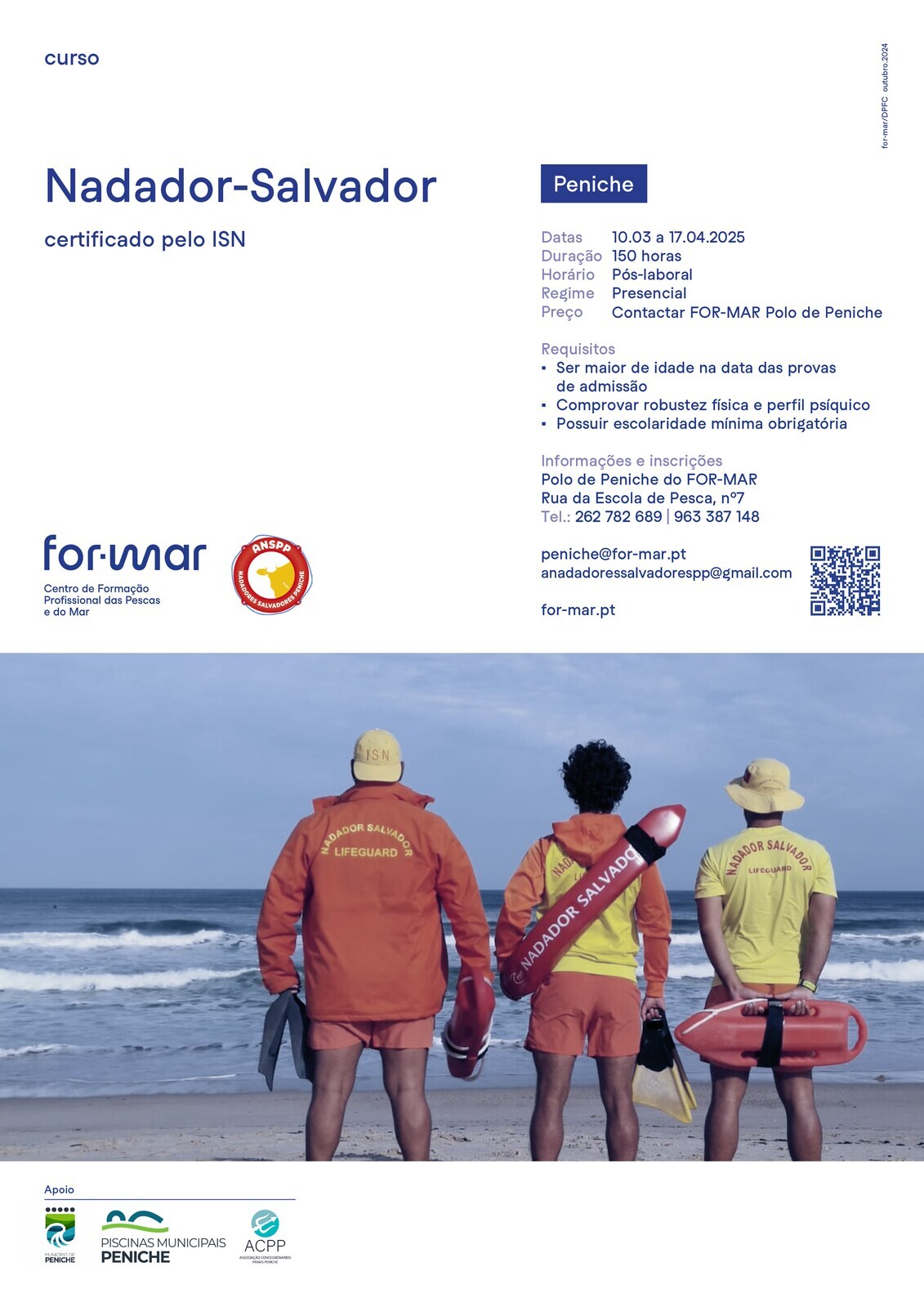 Curso de Nadador-Salvador certificado pelo ISN