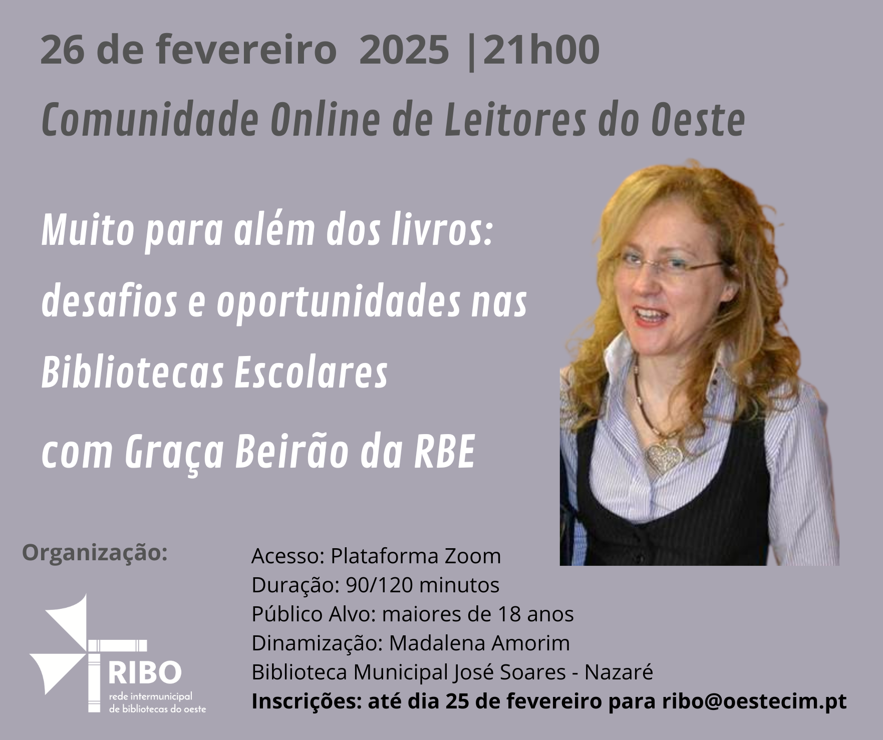 Sessão da COLO: "Muito para além dos livros: desafios e oportunidades nas Bibliotecas Escolares"