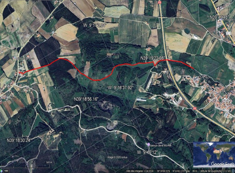 SMAS - Trabalhos na via pública - Caminho entre Bolhos e Serra d'El Rei