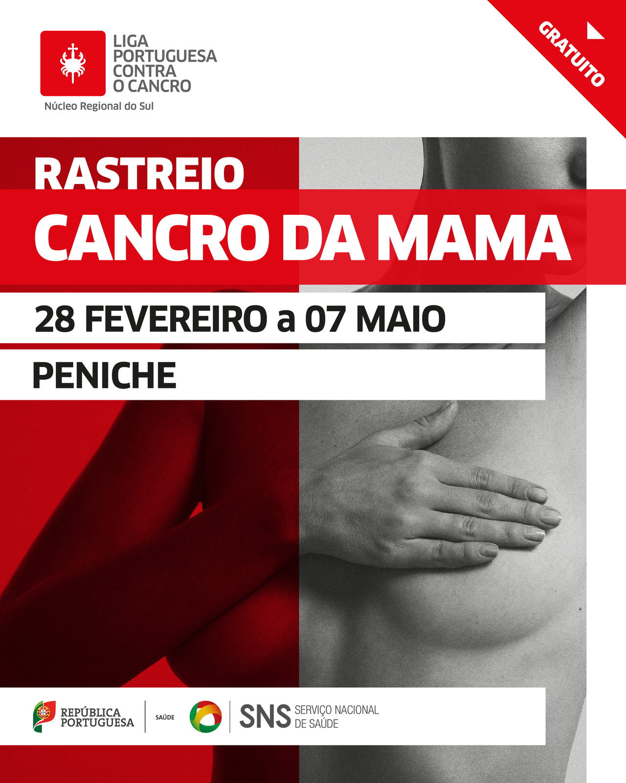 Rastreio Gratuito do Cancro de Mama no Município de Peniche