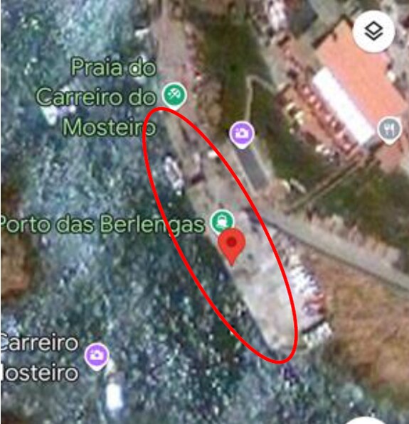 Cais de acostagem da Ilha da Berlenga - Proibição de saltos para a água