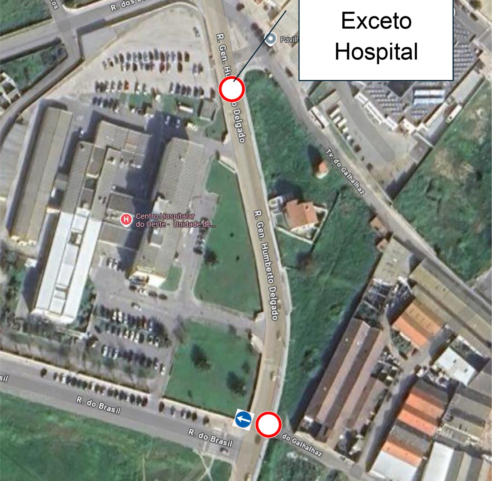 SMAS - Corte de trânsito na  Rua General Humberto Delgado - Freguesia de Peniche