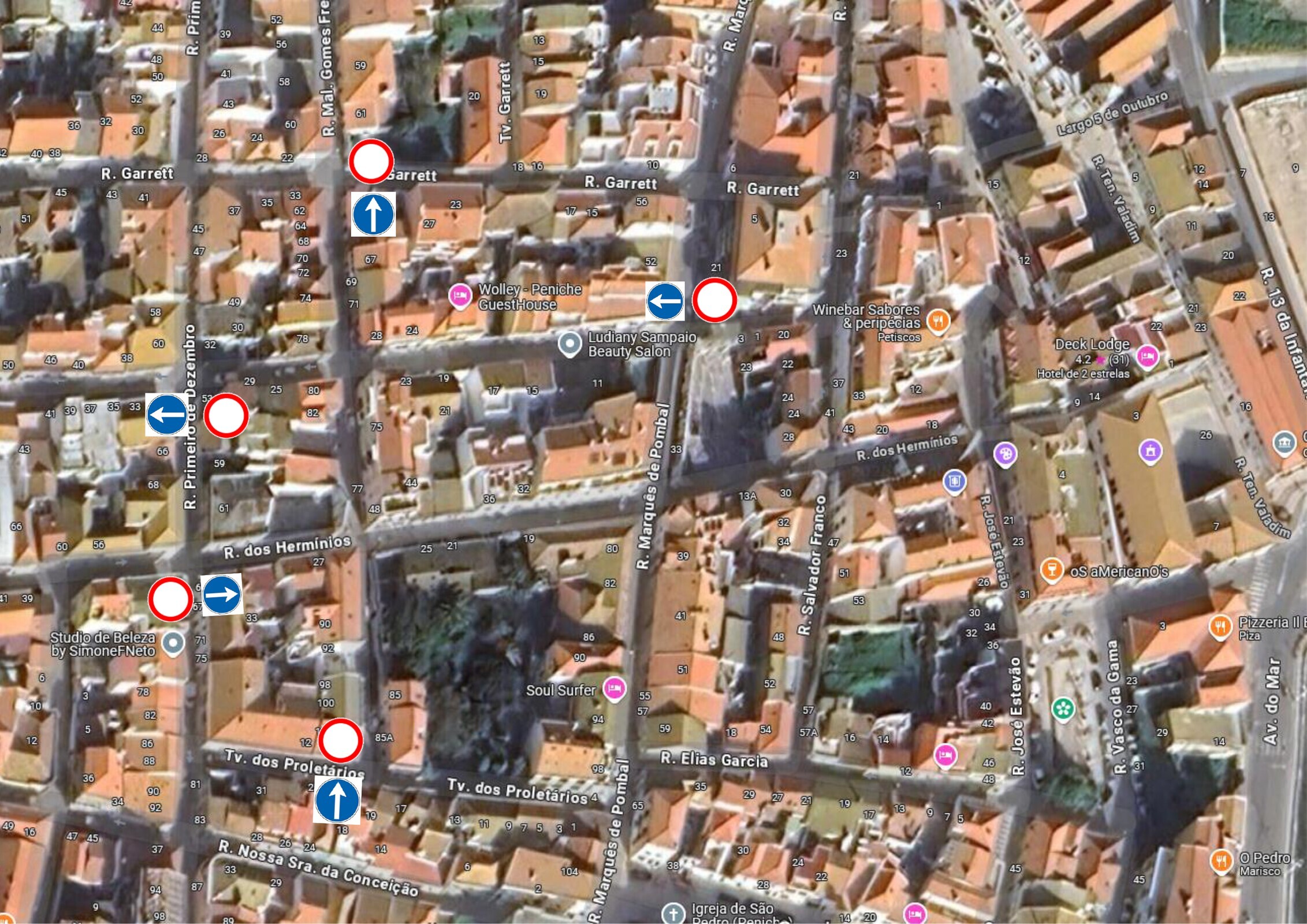 SMAS - Corte de trânsito na Rua Marquês de Pombal e na Rua 1º de Dezembro - Freguesia de Peniche