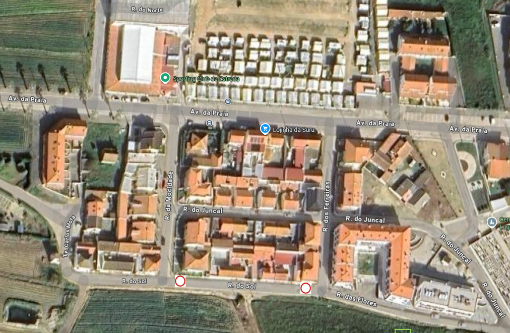 SMAS - Corte de trânsito na Rua do Sol - Lugar da Estrada