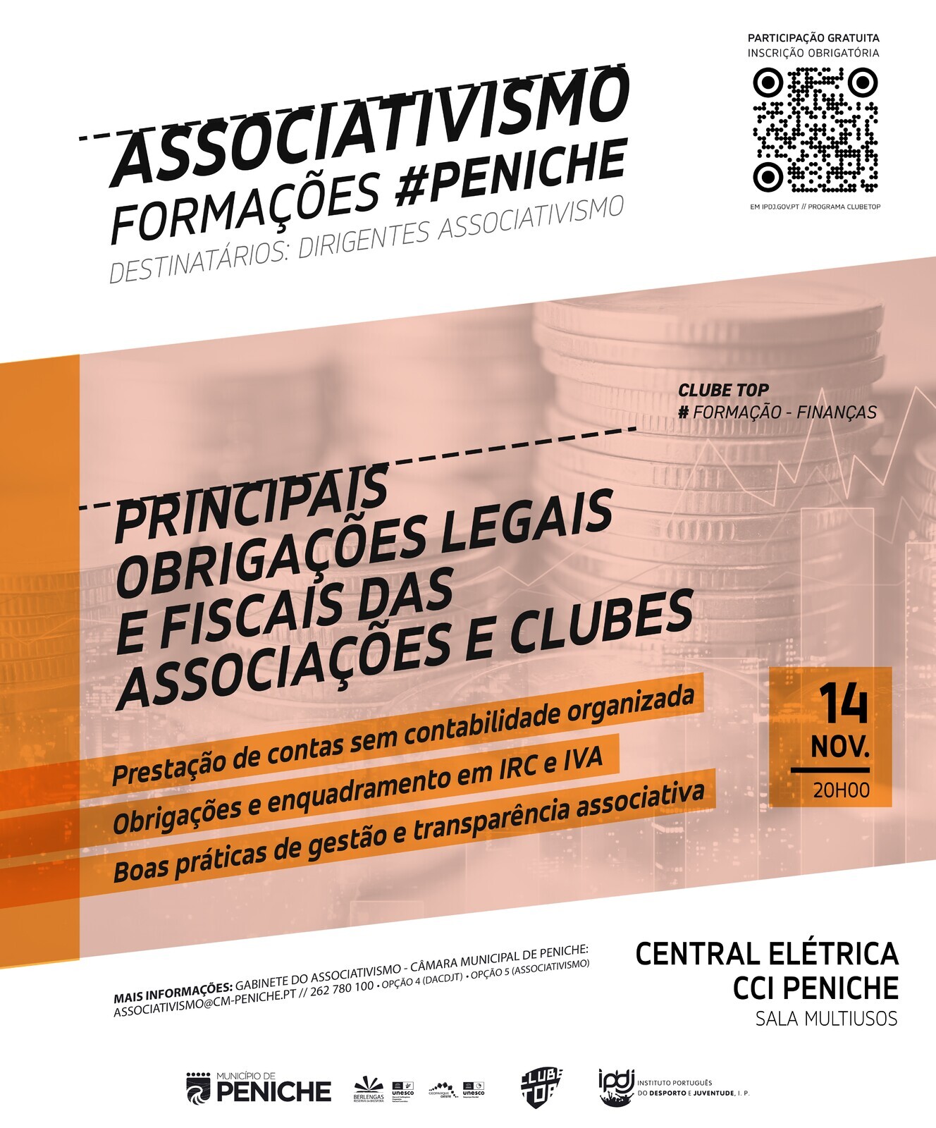 Município de Peniche promove formação para dirigentes associativos