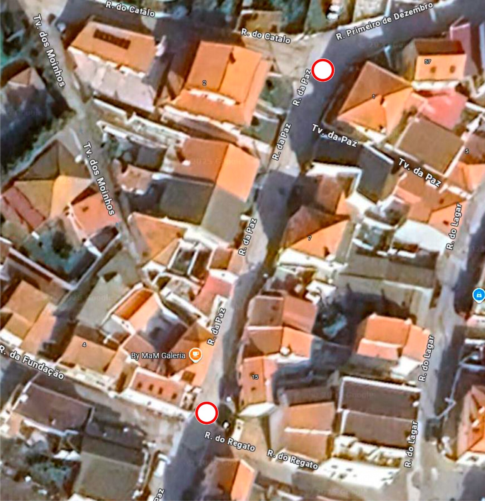 SMAS - Corte de trânsito na Rua da Paz - Freguesia de Ferrel