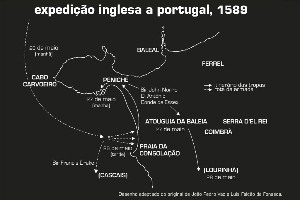 Expedi&ccedil;&atilde;o Inglesa a Portugal, 1589