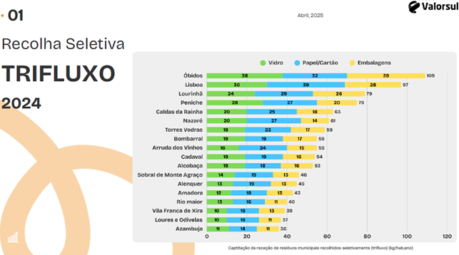 Recolha Seletiva Trifluxo 2024 (fonte: Valorsul)