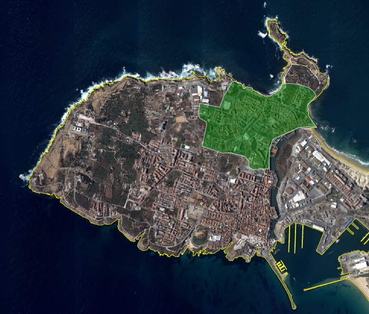 Figura 14 - Circuito 8 - &Aacute;rea geogr&aacute;fica &ndash; Ortofotomapa