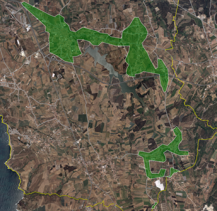 Figura 4 - Circuito 4 - Atouguia da Baleia, Coimbr&atilde;, Reinaldes, C. Brancos, Fetais, C. Charneca...