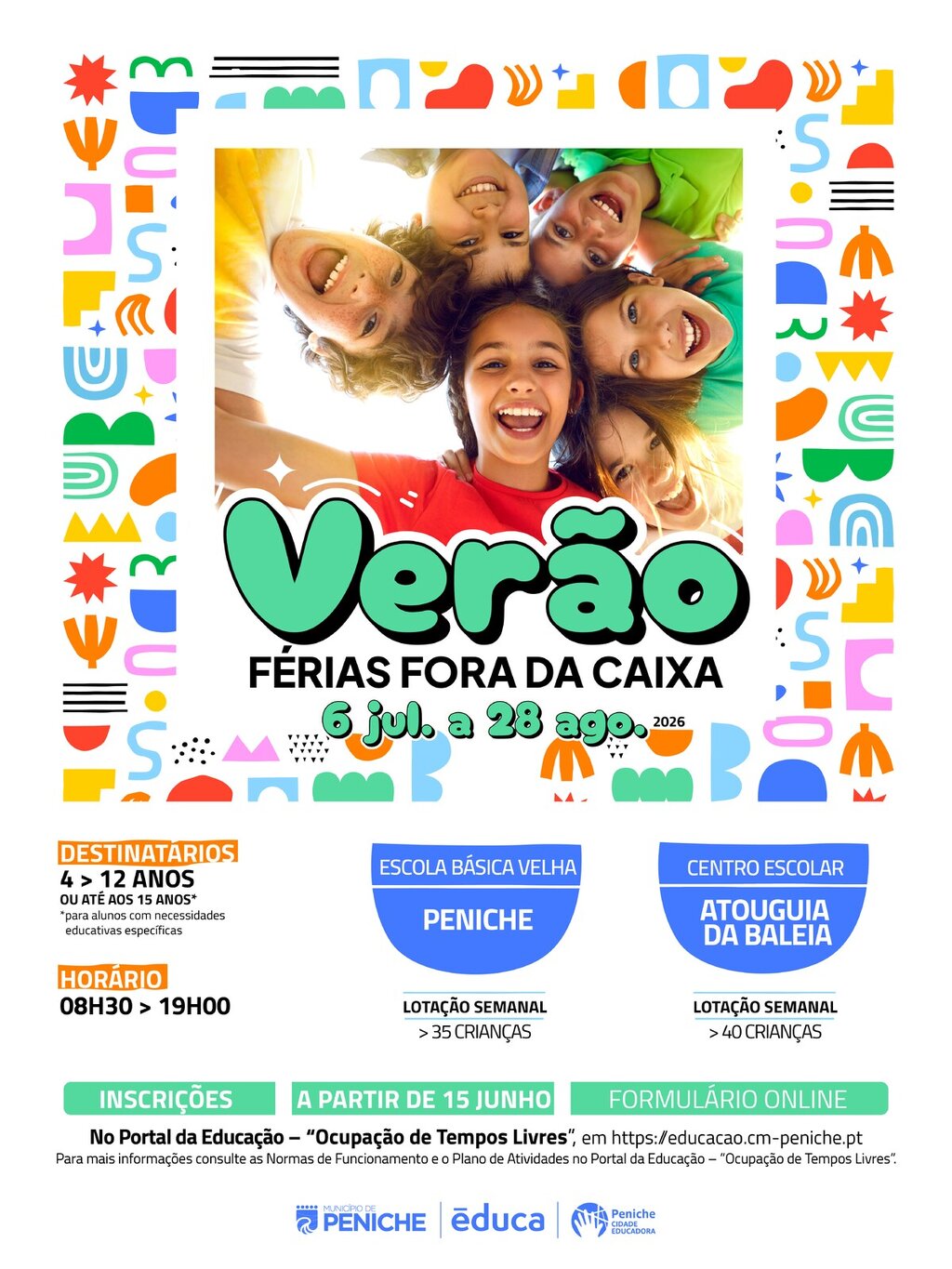 F&eacute;rias Fora da Caixa, Peniche - Ver&atilde;o 2026